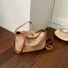Bolso de Hombro con Gradiente Nuevo 2026 con Cierre de Hebilla Giratoria, Correa de Hombro Ajustable, Bolso de Hombro Cruzado Simple para Mujer Suave