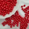 Perlas de Imitación Porosas de Alto Brillo 3-30mm Cuentas Sueltas Accesorios DIY Hecho a Mano Accesorios de Joyería Abs Cuentas para Ropa Cuentas de Colores
