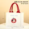 Bolsa de Lona Tote con Logo Personalizado, Bolsa Tridimensional Laminada, Bolso de Mano de Gran Capacidad, Bolsa Grande de Lona Publicitaria Personalizada