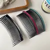 Peine de Estilo Coreano con Pedrería para Acomodar Flequillo y Cabello, Accesorio para el Cabello de Corona Alta, Adorno para el Cabello Sencillo y Moderno para Mujer