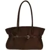 Bolso de hombro de ante para el día a día, gran capacidad, simple, otoño, bolso de ante para mujer, bajo el brazo, estilo nuevo, exquisito, 2026, moderno, estilo coreano