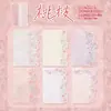 Yuxian M5 Material Papel Floral Bosque Secreto Luz Floral Vintage Irregular Base DIY Decoración Collage Páginas de Clasificación para Diario