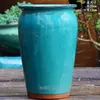 Oferta especial pote de cerâmica pote para suculenta vaso para planta verde vaso para suculenta vaso de aldeia antiga vaso de argila roxa respirável vaso para planta de mago