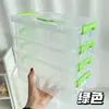 Caja de Clasificación Transparente para Bloques de Construcción de Juguete Compartimento para Piezas Pequeñas Caja Organizadora con Cajón Caja de Almacenamiento para Bloques de Construcción