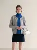 Cárdigan de punto largo con mangas largas, lentejuelas y cuentas estilo coreano para mujer, nueva colección Otoño/Invierno 2026, suéter abrigo suave y versátil