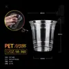 Taza de Cerveza Desechable Comercial Estilo Celebridad de Internet Camping Barbacoa Cena Taza para Bebidas Frías Cerveza Artesanal Plástico Desechable Copa de Vino