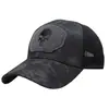 Gorra de Béisbol de Malla Camuflaje Nuevo Transfronteriza Gorra Táctica Militar Verano Exterior Montañismo Protección Solar Transpirable Sombrilla Gorra con Visera