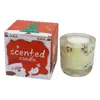 Reitzon LED Lámina de Oro Árbol de Navidad Forma de Corazón Calabaza Cera de Soja Vela Aromática de Interior Regalo Navideño