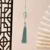 Carpa de la Buena Suerte Estilo Chino, Ciruelo, Orquídea, Bambú, Crisantemo, Loto, Caqui, Borla de Paz, Ropa Decorativa Estilo Antiguo, Colgante para Bolsa de Boda, Adorno Colgante
