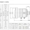 Lente olho de peixe industrial CHANCCTV 2,3 mm 2/3 190 Graus Interface CS