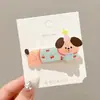 Pinzas laterales estilo dopamina con un toque de alta gama, pinzas delicadas con flecos para niñas, pasadores dulces, pinzas de cocodrilo a la moda
