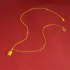 Colar Flor de Ouro de Areia Vietnamita Pulseira Anel de Verão Feminino High-End Cobre Dourado Imitação Duradouro Joia Novo Estilo Chinês