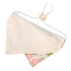 Bandana triangular de algodón puro para mascotas, babero bordado de doble cara con bloques de color para bricolaje, lindo accesorio de babero de perro de dibujos animados