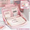 Estuche para Lápices de Gran Capacidad de 12 Compartimentos para Niñas, Estuche para Lápices de Estilo Nuevo, Caja de Papelería de Alto Valor Estilo Ins para Estudiantes Mujeres, Adecuado para Estudiantes de Secundaria