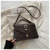 Bolsos de Lujo Transfronterizos para Mujer Moda Otoño 2025 Bolso de Mano de Moda con Patrón de Cocodrilo Bolso Cuadrado Pequeño Bolso de Hombro Cruzado