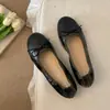Primer Encuentro Temporada Frijol Frijol Zapatos Mujer 2026 Nuevos Franceses Aumento de Altura Interior Moño Punta Redonda Ballet Mary Jane Zapatos de Mujer Suaves