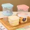 Caja para Pastel de Tanque de Helado Caja para Mousse Melaleuca Caja de Embalaje pp Reciclable Grado Alimenticio Caja para Fruta Cortada de Yogur y Pudín