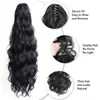 Peluca de Cola de Caballo Europea y Americana Transfronteriza Cola de Caballo Ondulada Pinza para el Cabello Extensión de Cola de Caballo Pinza