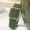 Reloj de Silicona Popular Cuadrado Transfronterizo para Mujer, Estilo Ins Nicho Diseño Minimalista, Reloj de Cuarzo, Disponible para Dropshipping