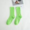 Outono Novo Meias Slouch Femininas Cor Sólida Estilo Japonês Ins Trendy Desodorante Antibacteriano Meias de Cano Médio Atacado
