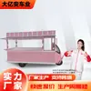Carrito Multifuncional para Snacks, Puesto de Comida Rápida en Mercado Nocturno, Carrito Comercial Móvil para Brochetas Fritas y Barbacoa, Carrito de Comida Eléctrico de Tres Ruedas