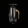 Juego de copa de licor y decantador de estilo chino de alta gama, 0.1 kg, para uso doméstico, copa de vino creativa de 100 ml con marcas