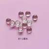 Teclas de Teclado para Nail Art com Suporte Adesivo, Adesivos de Vidro Cristalino, Adesivos Hemisféricos de Vidro para Nail Art, Adesivos de Teclado para Proteção de Unhas