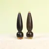 Raspador de Chifre Olho de Sândalo Roxo Dupla Face Pequena Vagem de Lótus Bastão Doméstico para Massagem Facial para Puxar Tendões e Pontos de Acupuntura para Cuidados com a Pele para Mulheres