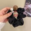Elástico de Cabelo de Renda com Bolinhas Estilo Coreano para Mulheres, Novo Modelo Verão 2026, Faixa de Cabelo de Cetim de Alta Qualidade