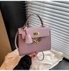 Bolso Satchel de Alta Gama Kelly para Mujer 2025 Nuevo Bolso de Hombro de Moda Trendy para Viajero, Bandolera, Bolso Cuadrado Pequeño