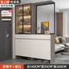 Gabinete de Entrada Frente a la Puerta, Gabinete Divisorio para Sala de Estar, Estantería de Almacenamiento, Gabinete de Almacenamiento de Lujo Ligero, Gabinete de Pantalla para Puerta, Gabinete de Zapatos Integrado