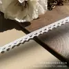 Em estoque Novo Lolita Bordado Solúvel Em Água Lace Leite Seda Único Lado Flor Onda Lace Lace Código De Barras