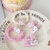 Lindo Set de Accesorios para el Cabello de Gatito Rosa, Dulce y Adorable para Niñas, Incluye Gomas para el Cabello, Pinzas de Pato y Pinzas para Flequillo