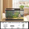 Kuo Ting Hogar Nuevo Acuario Pecera Escritorio Ecológico Plástico Transparente Sala de Estar Paisaje Pequeño y Mediano Personas Perezosas Cambiar Agua