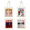 Bolsa de Lona Taylor Swift Molde de Taylor Swift Bolsa de Lona Alrededor de Taylor Swift Compras Tote