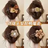 Elegante pasador de pelo floral, nuevo estilo 2026, en una hermosa paleta de colores, perfecto para crear peinados recogidos, un accesorio para el cabello simple y chic para otoño e invierno, con un diseño de pinza de pato delicado y lujoso