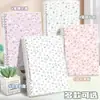 Livro de folhas soltas floral fresco pequeno de alto valor de cor não torna o caderno dos alunos simples espiral B5 livro de folhas soltas