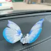 Ornamento de Borboleta Estereoscópico de Alta Qualidade 3D para Carro Decoração Console Central de Scooter Elétrica Geladeira Decoração de Borboleta de Simulação para Jardim de Infância
