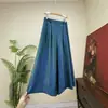Calça de jacquard larga estilo chinês novo Zhi Li com padrão circular, novo modelo de verão 2026, estilo nacional, design de corte solto