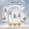 Garrafa Térmica a Vácuo Galvanizada Garrafa a Vácuo para Loção Garrafa Dosadora de Essência Tipo Pressão 50ml Fábrica de Garrafas a Vácuo Personalização