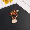 Nova Série de Combinações de Natal Broche Papai Noel Broche de Natal Árvore de Natal Acessórios de Pino de Ano Novo Transfronteiriço