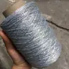Venda Direta da Fábrica Fio Iridescente Oco com Fio de Ouro e Prata DIY Crochê Tricô à Mão Cabeça de Ursinho de Pelúcia Acessório de Cabeça Leidezhuzhu