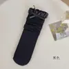 Calcetines Blancos con Volantes de Encaje, Verano Calados Dulce Chica Longitud Media JK Versátiles con Lazo Calcetines Mary Jane