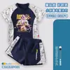Traje de Banho Infantil Masculino Peacekeeper Elite Desert Lord Frost Moon Wolf Duas Peças Secagem Rápida Verão para Meninos Mais Velhos