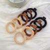 Diadema de goma con forma de oso para mujer, accesorio para el cabello de felpa, elástico, duradero y de alta calidad, para otoño e invierno