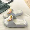 Zapatillas Desmontables de EVA Suaves Lindas Abeja Gatito Verano al Aire Libre Ligeras Resistentes al Desgaste Esenciales para Dormitorio Sandalias Mujer Altas