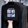 Camiseta de manga comprida com gola alta para meninos De Rong, novo estilo outono/inverno, top moderno para crianças e bebês, adequada para usar no outono