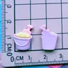 Mini Tubo para Cavar Areia de Praia de Verão Anel de Natação Chinelos Sol Surfe Manicure Grampo de Cabelo Acessórios de Resina DIY