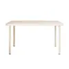 Escritorio de computadora de estilo minimalista cuidadosamente seleccionado, mesa blanca pequeña para uso doméstico, mesa de comedor, tocador de dormitorio, escritorio para estudiante en casa de alquiler