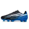 Nuevos zapatos de fútbol transfronterizos con tacos para niños, hombres y mujeres, zapatos de fútbol profesionales AG con tacos largos, zapatos de fútbol antideslizantes para césped artificial